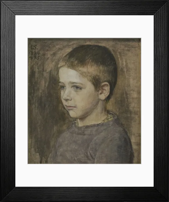 Framed Print : The artist's son, Peter, 1894-1895. Creator: Joakim Skovgaard Framed Print : The artist's son, Peter, 1894-1895. Creator: Joakim Skovgaard