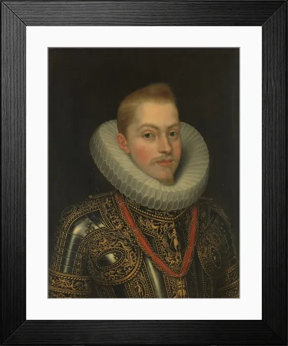 Framed Print : Portrait of King Philip III of Spain (1578-1621), c.1600. Creator: Unknown Framed Print : Portrait of King Philip III of Spain (1578-1621), c.1600. Creator: Unknown