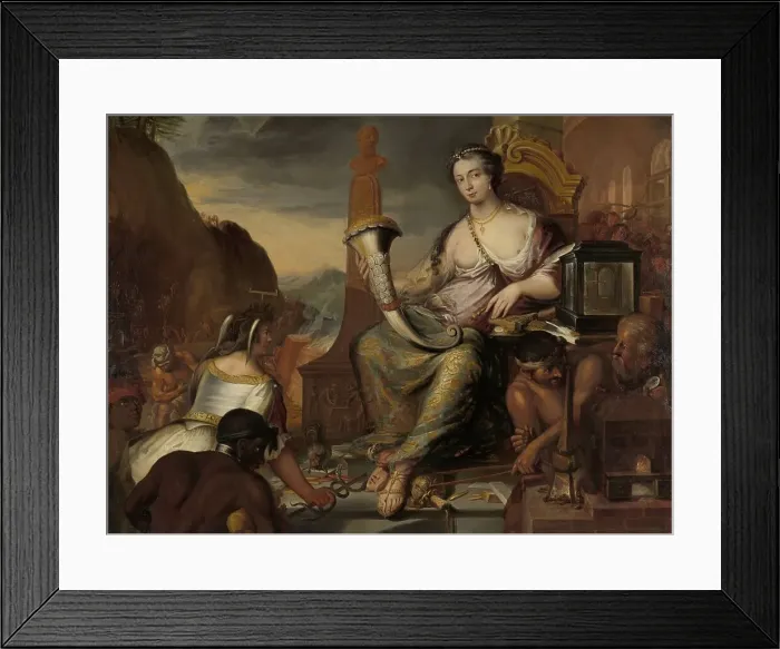 Framed Print : Allegory of Coinage, 1670-1708. Creator: Romeyn de Hooghe Framed Print : Allegory of Coinage, 1670-1708. Creator: Romeyn de Hooghe