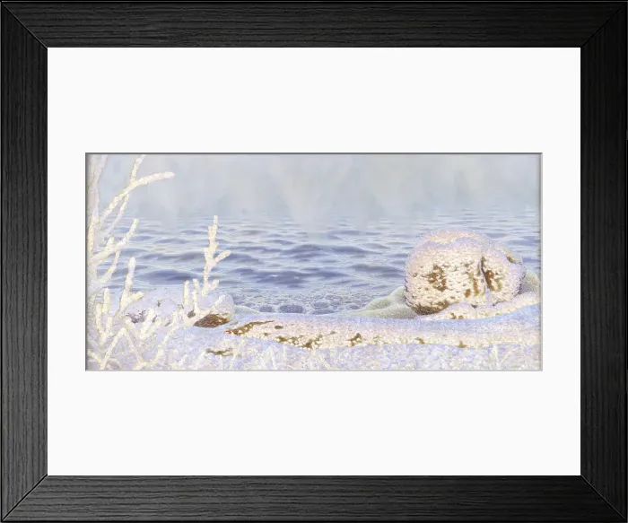 Framed Print : The First Breath of Cold on the Water, 1895. Creator: Gustaf Fjaestad Framed Print : The First Breath of Cold on the Water, 1895. Creator: Gustaf Fjaestad