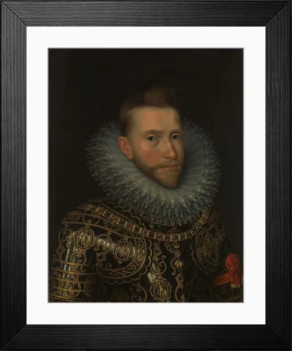 Framed Print : Portrait of Archduke Albert of Austria (1559-1621), c.1600. Creator: Frans Pourbus the Younger Framed Print : Portrait of Archduke Albert of Austria (1559-1621), c.1600. Creator: Frans Pourbus the Younger