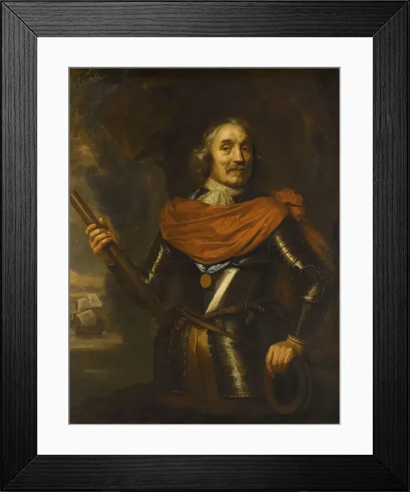 Framed Print : Maerten Harpertsz Tromp (1597-1653), Vice Admiral, 1640-1653. Creator: Jan Lievens Framed Print : Maerten Harpertsz Tromp (1597-1653), Vice Admiral, 1640-1653. Creator: Jan Lievens