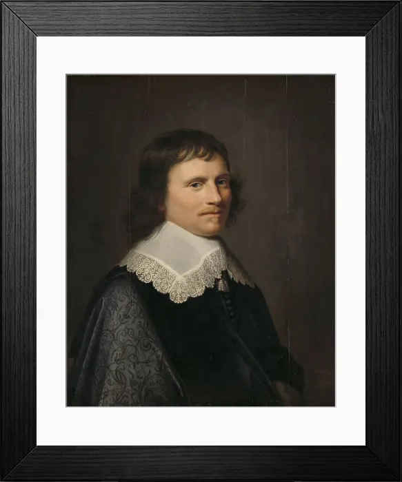 Framed Print : Portrait of a 27-Year-Old Man, 1643. Creator: Jacob Willemsz. Delff the Younger Framed Print : Portrait of a 27-Year-Old Man, 1643. Creator: Jacob Willemsz. Delff the Younger