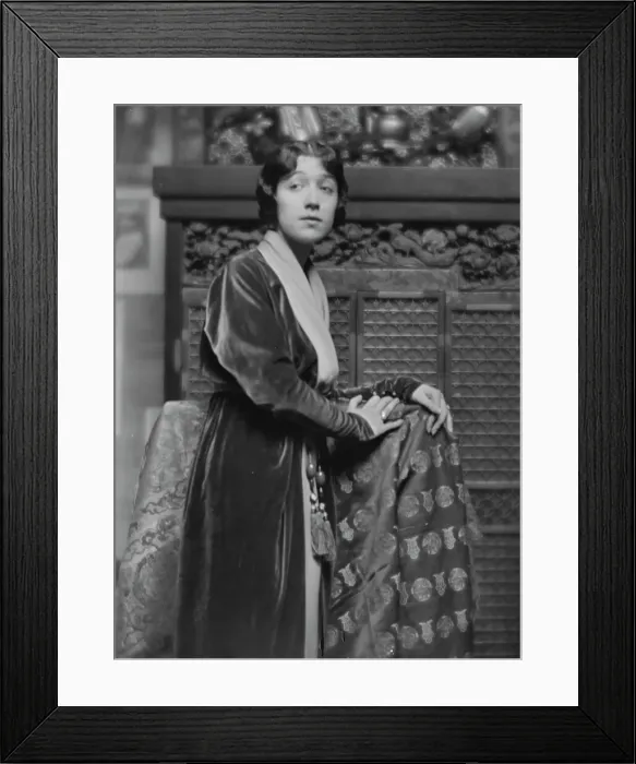 Framed Print : Riobouchinsky, F. Mrs. portrait photograph, 1916 Jan. 3. Creator: Arnold Genthe Framed Print : Riobouchinsky, F. Mrs. portrait photograph, 1916 Jan. 3. Creator: Arnold Genthe