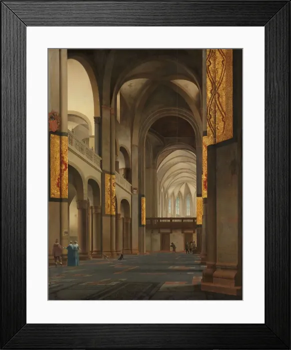 Framed Print : The Nave and Choir of the Mariakerk in Utrecht, 1641. Creator: Pieter Jansz Saenredam Framed Print : The Nave and Choir of the Mariakerk in Utrecht, 1641. Creator: Pieter Jansz Saenredam
