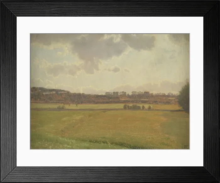 Framed Print : Summer's day at Bisholt, 1897. Creator: Vilhelm Kyhn Framed Print : Summer's day at Bisholt, 1897. Creator: Vilhelm Kyhn