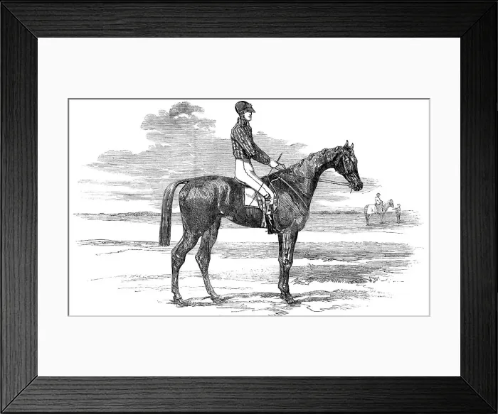 Framed Print : Epsom Races - Mincepie, Winner of the Oaks, 1856. Creator: Unknown. Epsom Races - Mincepie, Winner of the Oaks, 1856. Creator: Unknown Framed Print : Epsom Races - Mincepie, Winner of the Oaks, 1856. Creator: Unknown. Epsom Races - Mincepie, Winner of the Oaks, 1856. Creator: Unknown