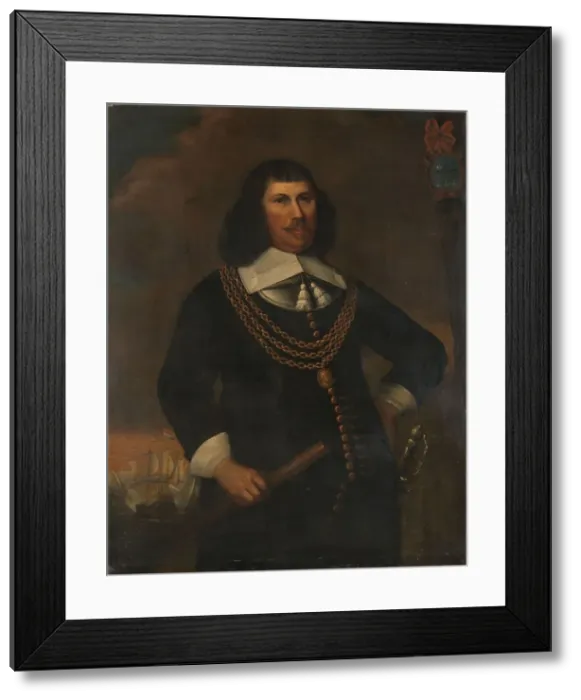 Framed Print : Pieter Florisz (ca. 1605-58), Vice-Admiral of the Northern District, 1650-1720. Creator: Unknown Framed Print : Pieter Florisz (ca. 1605-58), Vice-Admiral of the Northern District, 1650-1720. Creator: Unknown