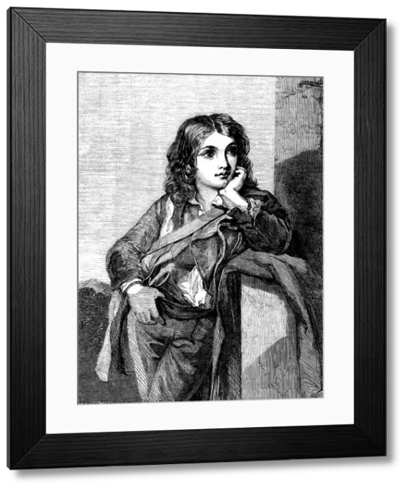 Framed Print : A Neapolitan Peasant Boy - painted by F. Y. Hurlestone - from the Exhibition of the Society of Bri Creator: Harvey Orrin Smith. A Neapolitan Peasant Boy - painted by F. Y Framed Print : A Neapolitan Peasant Boy - painted by F. Y. Hurlestone - from the Exhibition of the Society of Bri Creator: Harvey Orrin Smith. A Neapolitan Peasant Boy - painted by F. Y
