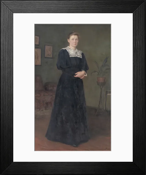 Framed Print : The Painter Ane Marie Hansen, 1897. Creator: Holga Reinhard Framed Print : The Painter Ane Marie Hansen, 1897. Creator: Holga Reinhard