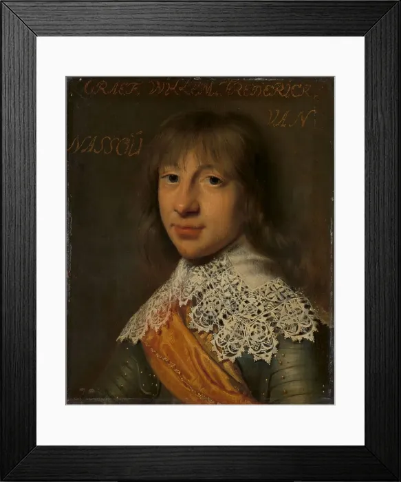Framed Print : Portrait of Willem Frederik (1613-64), Count of Nassau-Dietz, 1632. Creator: Wybrand Simonsz. de Geest the Elder Framed Print : Portrait of Willem Frederik (1613-64), Count of Nassau-Dietz, 1632. Creator: Wybrand Simonsz. de Geest the Elder