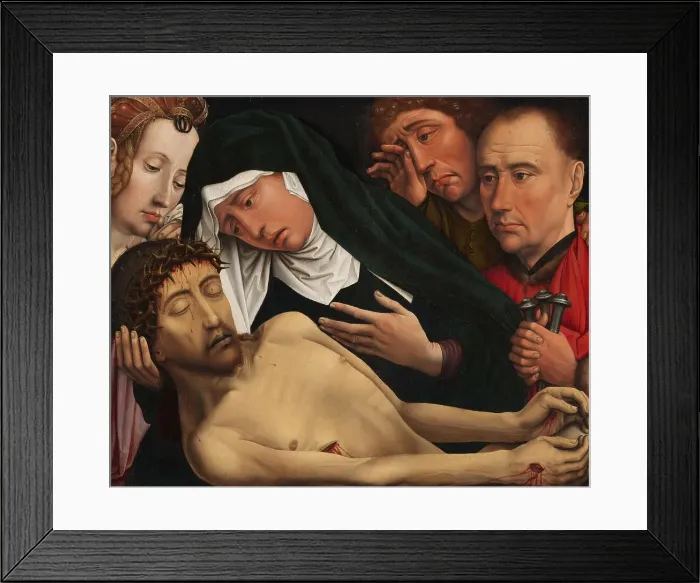 Framed Print : The Lamentation of Christ, c.1510-c.1515. Creator: Colyn de Coter Framed Print : The Lamentation of Christ, c.1510-c.1515. Creator: Colyn de Coter