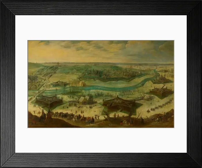 Framed Print : The Siege of Jülich, 1621-22, c.1635. Creator: Sebastian Vrancx Framed Print : The Siege of Jülich, 1621-22, c.1635. Creator: Sebastian Vrancx