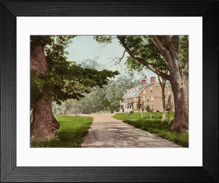 Framed Print : The Wayside Inn, Sudbury, Massachusetts, c1900. Creator: Unknown Framed Print : The Wayside Inn, Sudbury, Massachusetts, c1900. Creator: Unknown