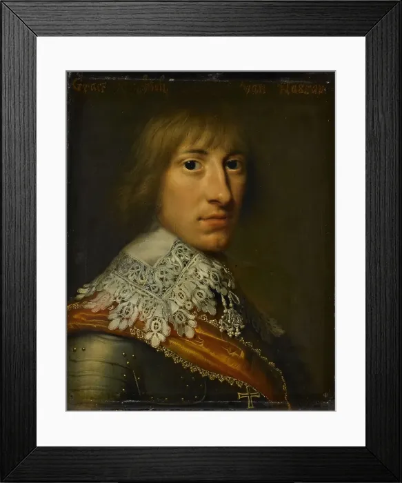 Framed Print : Portrait of Hendrik Casimir I (1612-40), Count of Nassau-Dietz, c.1632. Creator: Wybrand Simonsz. de Geest the Elder