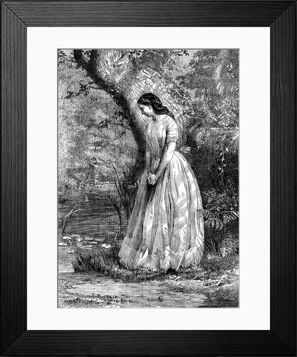 Framed Print : Maidenhood - painted by G. E. Hicks - from the Exhibition of the Royal Academy, 1856. Creator: T. Bolton. Maidenhood - painted by G. E. Hicks - from the Exhibition of the Royal Academy, 1856. Creator: T. Bolton Framed Print : Maidenhood - painted by G. E. Hicks - from the Exhibition of the Royal Academy, 1856. Creator: T. Bolton. Maidenhood - painted by G. E. Hicks - from the Exhibition of the Royal Academy, 1856. Creator: T. Bolton