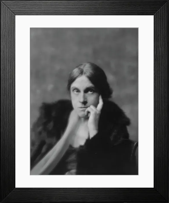 Framed Print : Roberts, Mary, Mrs. portrait photograph, 1915. Creator: Arnold Genthe Framed Print : Roberts, Mary, Mrs. portrait photograph, 1915. Creator: Arnold Genthe