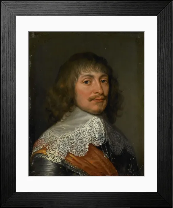 Framed Print : Portrait of George Frederick (1606-74), Prince of Nassau-Siegen, 1636. Creator: Unknown Framed Print : Portrait of George Frederick (1606-74), Prince of Nassau-Siegen, 1636. Creator: Unknown