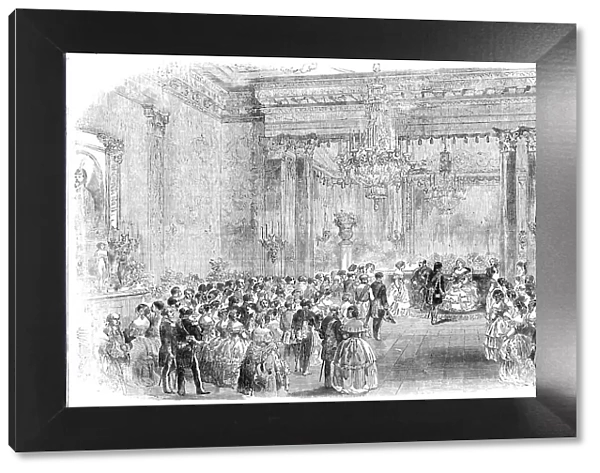 Her Majesty at the Ball of the Turkish Embassy, 1856. Creator: Unknown