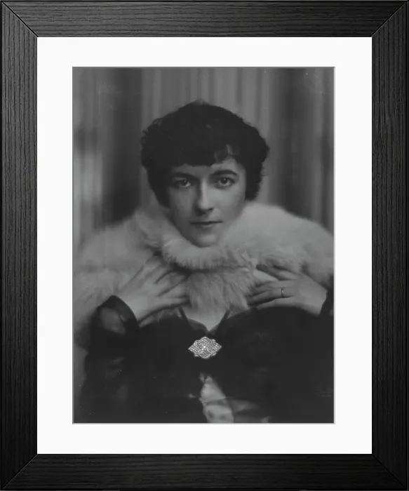 Framed Print : Rose, Walter, Mrs. portrait photograph, 1916 Apr. 11. Creator: Arnold Genthe Framed Print : Rose, Walter, Mrs. portrait photograph, 1916 Apr. 11. Creator: Arnold Genthe