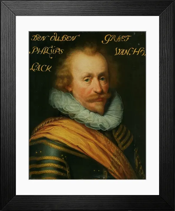 Framed Print : Portrait of Philips (1550-1606), Count of Hohenlohe zu Langenburg, c.1609-c.1633. Creator: Workshop of Jan Antonisz van Ravesteyn Framed Print : Portrait of Philips (1550-1606), Count of Hohenlohe zu Langenburg, c.1609-c.1633. Creator: Workshop of Jan Antonisz van Ravesteyn