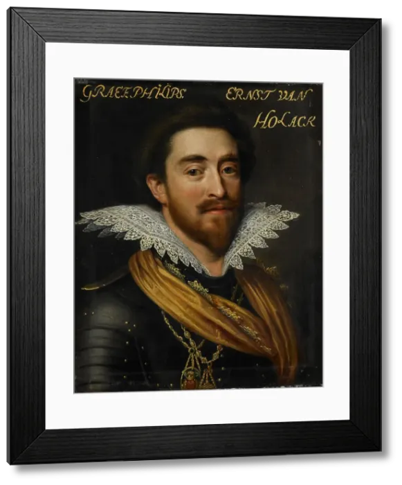 Framed Print : Portrait of Philip Ernst (1585-1629), Count of Hohenlohe zu Langenburg, c.1609-c.1633. Creator: Workshop of Jan Antonisz van Ravesteyn Framed Print : Portrait of Philip Ernst (1585-1629), Count of Hohenlohe zu Langenburg, c.1609-c.1633. Creator: Workshop of Jan Antonisz van Ravesteyn