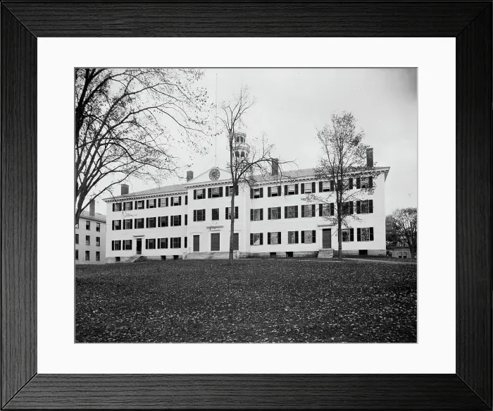 Framed Print : Dartmouth Hall, Dartmouth College, ca 1900. Creator: Unknown Framed Print : Dartmouth Hall, Dartmouth College, ca 1900. Creator: Unknown