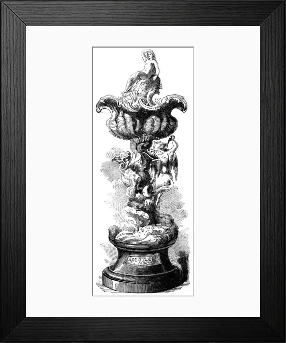 Framed Print : The Ascot Race Plate: the Ascot Cup - Perseus and Andromeda, 1856. Creator: Unknown Framed Print : The Ascot Race Plate: the Ascot Cup - Perseus and Andromeda, 1856. Creator: Unknown