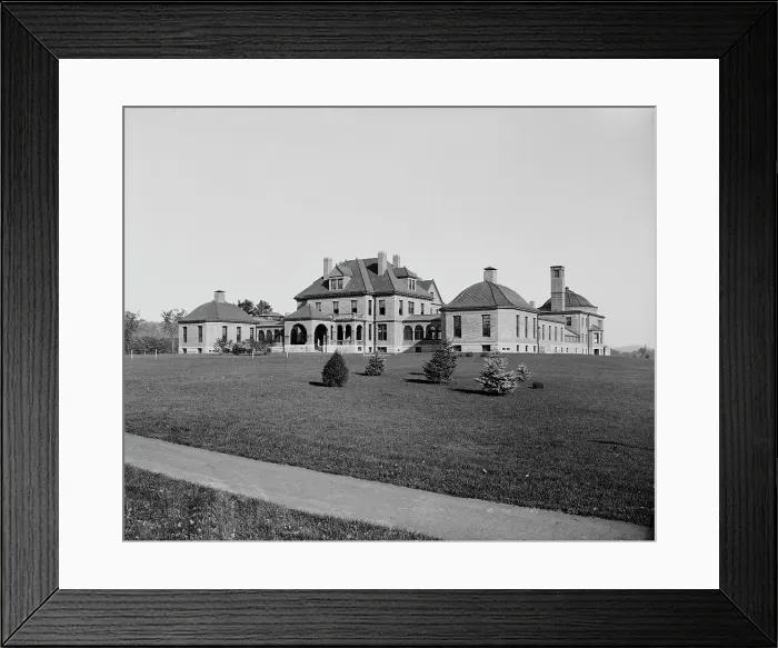Framed Print : Mary Hitchcock Memorial Hospital, Dartmouth College, c1900. Creator: Unknown Framed Print : Mary Hitchcock Memorial Hospital, Dartmouth College, c1900. Creator: Unknown