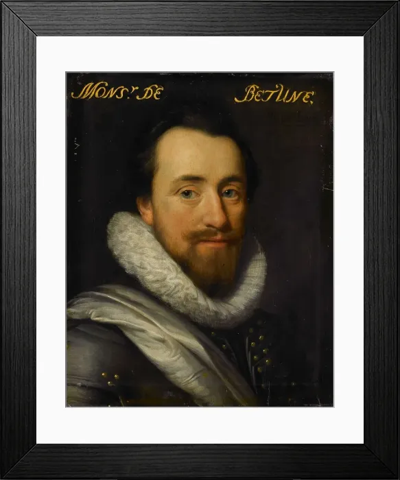 Framed Print : Portrait of Syrius de Bethune (?-1649), Lord of Cogni, Mareuil, le Beysel, Toulon... c.1615-c.1633. Creator: Workshop of Michiel Jansz van Mierevelt Framed Print : Portrait of Syrius de Bethune (?-1649), Lord of Cogni, Mareuil, le Beysel, Toulon... c.1615-c.1633. Creator: Workshop of Michiel Jansz van Mierevelt