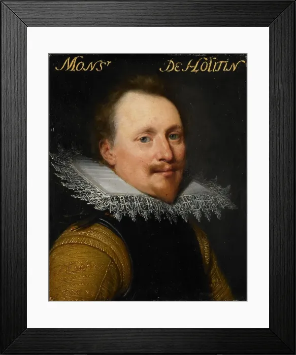Framed Print : Portrait of Willem de Zoete de Laeke (?-1637), Lord of Hautain, c.1609-c.1633. Creator: Workshop of Jan Antonisz van Ravesteyn Framed Print : Portrait of Willem de Zoete de Laeke (?-1637), Lord of Hautain, c.1609-c.1633. Creator: Workshop of Jan Antonisz van Ravesteyn