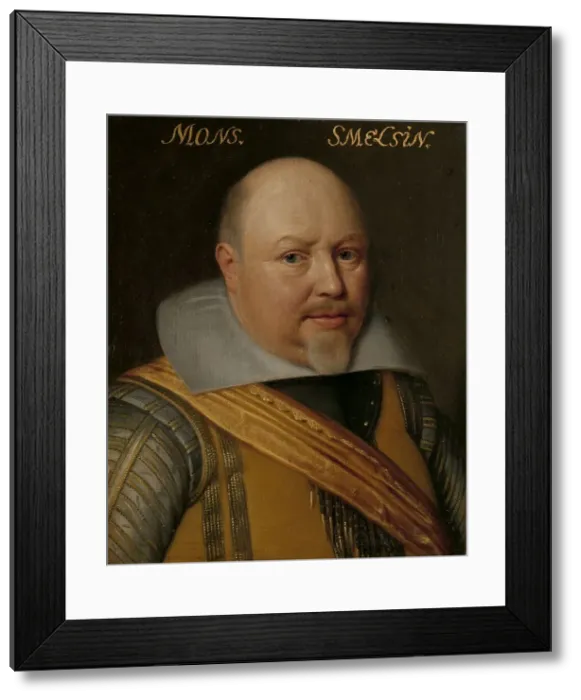 Framed Print : Portrait of Nicolaas Schmelzing (1561-1629), c.1609-c.1633. Creator: Workshop of Michiel Jansz van Mierevelt Framed Print : Portrait of Nicolaas Schmelzing (1561-1629), c.1609-c.1633. Creator: Workshop of Michiel Jansz van Mierevelt