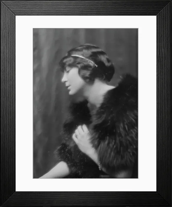 Framed Print : Scheftel, Walter, Mrs. portrait photograph, 1912 Nov. 21. Creator: Arnold Genthe Framed Print : Scheftel, Walter, Mrs. portrait photograph, 1912 Nov. 21. Creator: Arnold Genthe