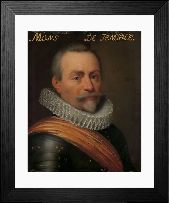 Framed Print : Portrait of Olivier van den Tempel (1540-1603), Lord of Corbeecke, c.1609-c.1633. Creator: Workshop of Jan Antonisz van Ravesteyn Framed Print : Portrait of Olivier van den Tempel (1540-1603), Lord of Corbeecke, c.1609-c.1633. Creator: Workshop of Jan Antonisz van Ravesteyn