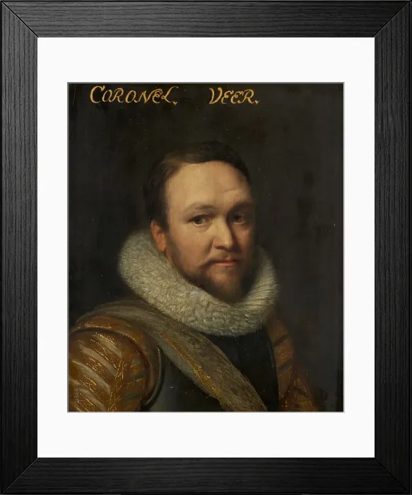 Framed Print : Portrait of Sir Horace Vere (1565-1635), c.1615-c.1633. Creator: Workshop of Michiel Jansz van Mierevelt Framed Print : Portrait of Sir Horace Vere (1565-1635), c.1615-c.1633. Creator: Workshop of Michiel Jansz van Mierevelt