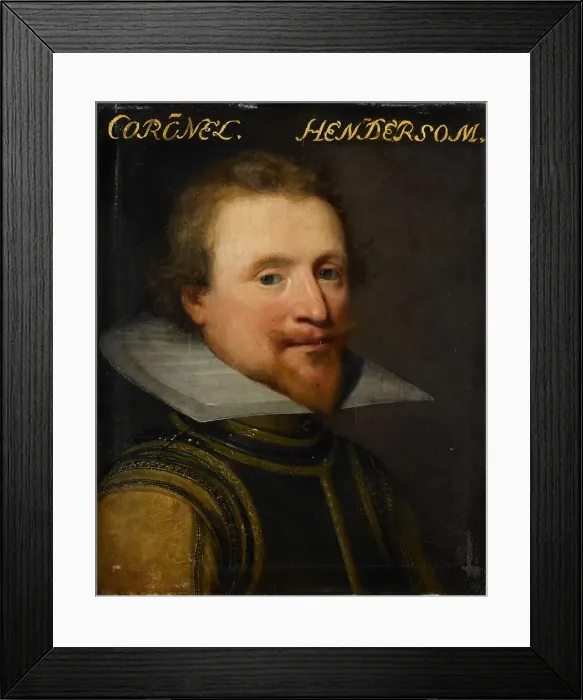 Framed Print : Portrait of Sir Robert Henderson of Tunnegask (1566-1622), c.1609-c.1633. Creator: Workshop of Jan Antonisz van Ravesteyn Framed Print : Portrait of Sir Robert Henderson of Tunnegask (1566-1622), c.1609-c.1633. Creator: Workshop of Jan Antonisz van Ravesteyn