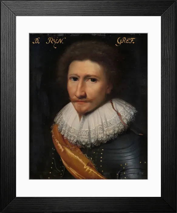 Framed Print : Portrait of Johann Conrad von Salm (1590-1625), Waldgrave and Rhinegrave of Dhaun, c.1622-c.1625. Creator: Workshop of Jan Antonisz van Ravesteyn Framed Print : Portrait of Johann Conrad von Salm (1590-1625), Waldgrave and Rhinegrave of Dhaun, c.1622-c.1625. Creator: Workshop of Jan Antonisz van Ravesteyn