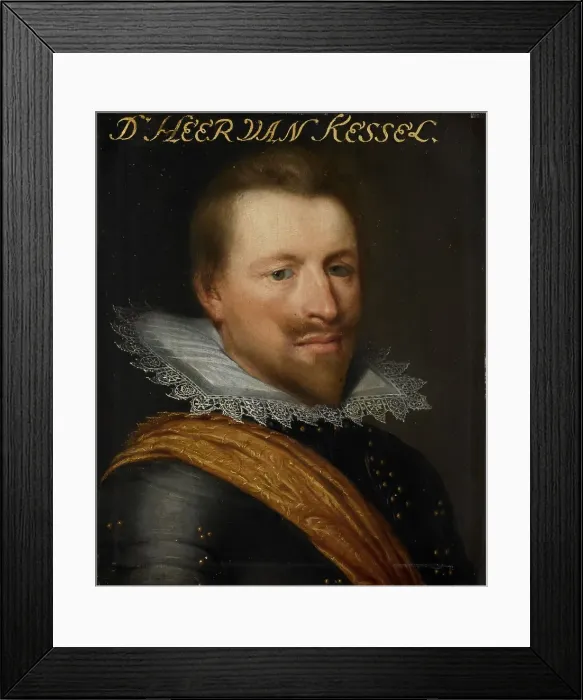 Framed Print : Portrait of Willem Adriaen (?-1625), Count of Hornes, Lord of Kessel and Westwezel, c.1616-c.1633. Creator: Workshop of Jan Antonisz van Ravesteyn Framed Print : Portrait of Willem Adriaen (?-1625), Count of Hornes, Lord of Kessel and Westwezel, c.1616-c.1633. Creator: Workshop of Jan Antonisz van Ravesteyn