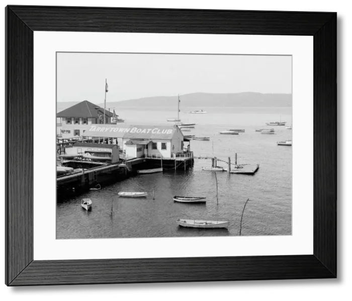 Framed Print : Tarrytown Boat Club, Tarrytown, N.Y. c.between 1910 and 1920. Creator: Unknown Framed Print : Tarrytown Boat Club, Tarrytown, N.Y. c.between 1910 and 1920. Creator: Unknown
