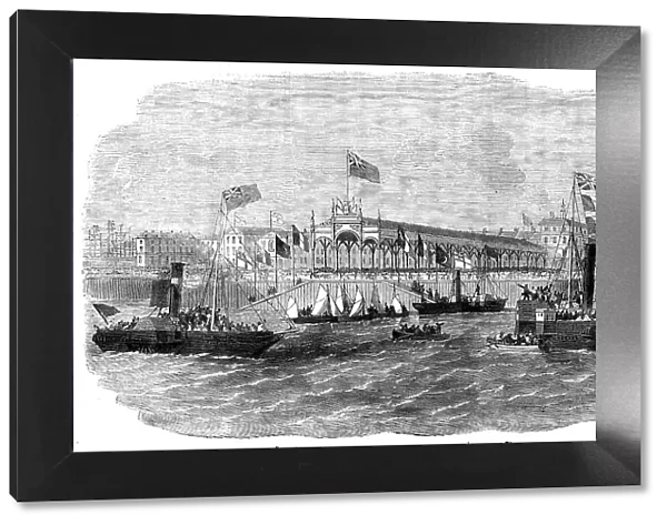Reception of Colonel Lake and Captain Thompson, at Hull, 1856. Creator: Unknown