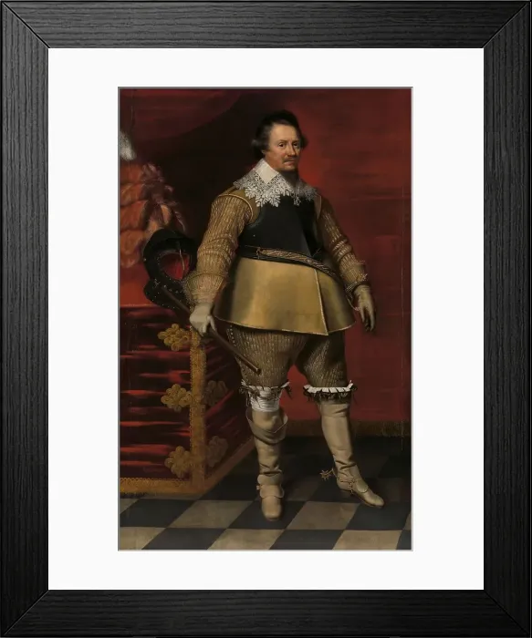 Framed Print : Portrait of Ernst Casimir I, Count of Nassau-Dietz, c.1630-c.1635. Creator: Wybrand Simonsz. de Geest the Elder Framed Print : Portrait of Ernst Casimir I, Count of Nassau-Dietz, c.1630-c.1635. Creator: Wybrand Simonsz. de Geest the Elder