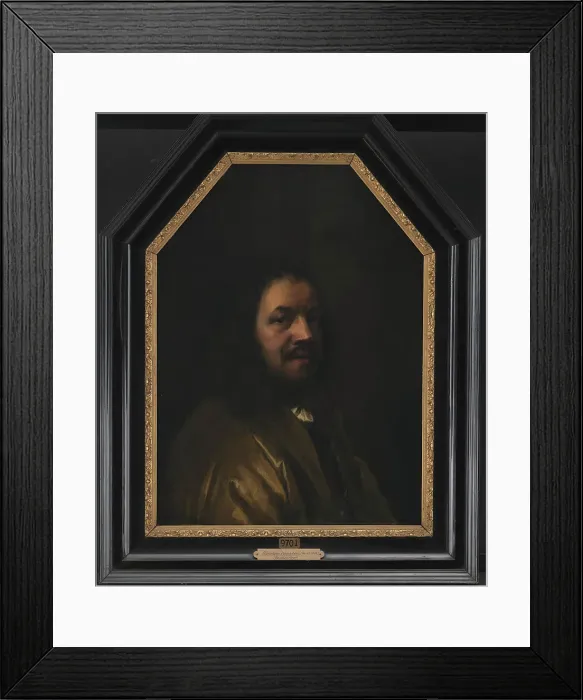 Framed Print : Portrait of the Artist, 1625-1682. Creator: Abraham Wuchters Framed Print : Portrait of the Artist, 1625-1682. Creator: Abraham Wuchters