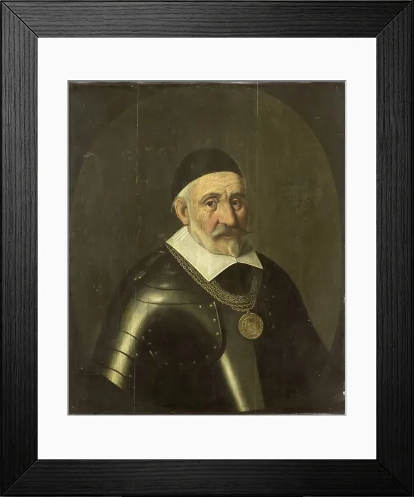 Framed Print : Portrait of Captain Charles de Heraugières, Commander of Breda, 1590. Creator: Unknown Framed Print : Portrait of Captain Charles de Heraugières, Commander of Breda, 1590. Creator: Unknown