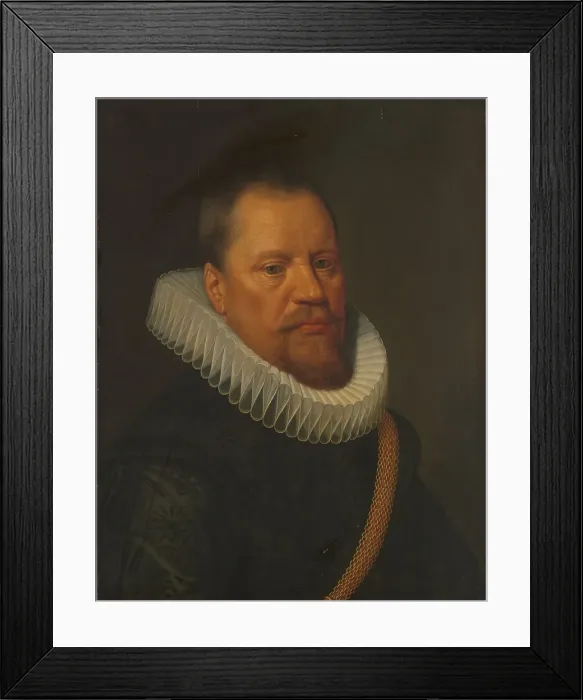 Framed Print : Portrait of a Man, c.1615-c.1620. Creator: Unknown Framed Print : Portrait of a Man, c.1615-c.1620. Creator: Unknown