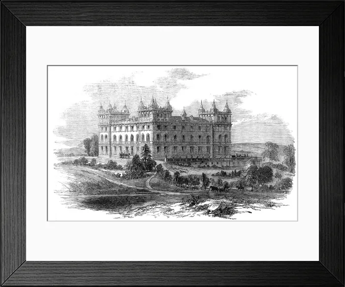 Framed Print : Ilkley Wells Hydropathic Establishment (and Hotel), 1856. Creator: Unknown Framed Print : Ilkley Wells Hydropathic Establishment (and Hotel), 1856. Creator: Unknown