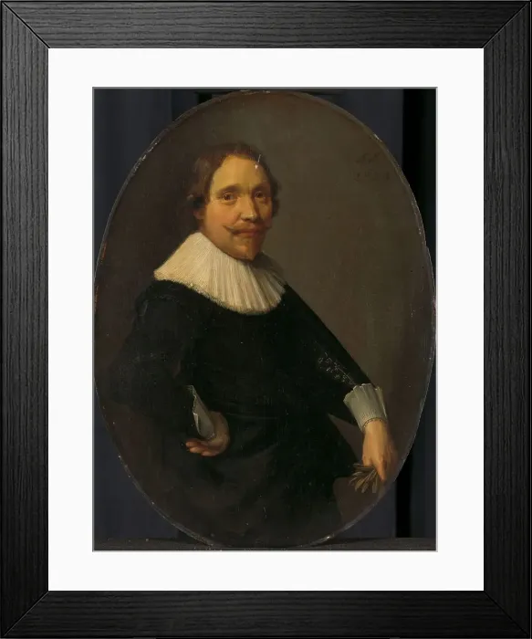 Framed Print : Portrait of Willem van Oldenbarneveldt, Lord of Stoutenburg, Cavalry Captain in Spanish... 1634. Creator: Unknown Framed Print : Portrait of Willem van Oldenbarneveldt, Lord of Stoutenburg, Cavalry Captain in Spanish... 1634. Creator: Unknown