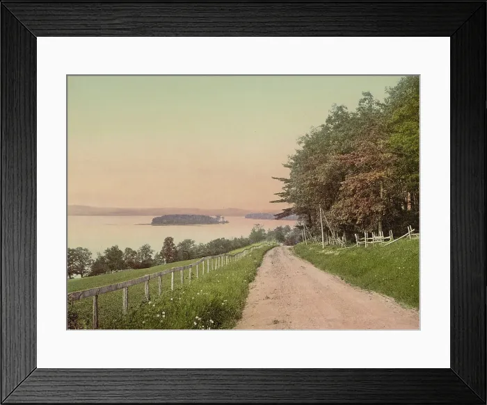 Framed Print : Canadarago Lake, New York, ca 1900. Creator: Unknown Framed Print : Canadarago Lake, New York, ca 1900. Creator: Unknown