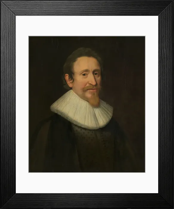 Framed Print : Portrait of Hugo de Groot (1583-1645), 1631. Creator: Workshop of Michiel Jansz van Mierevelt Framed Print : Portrait of Hugo de Groot (1583-1645), 1631. Creator: Workshop of Michiel Jansz van Mierevelt