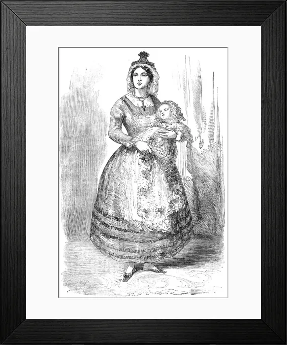 Framed Print : The Imperial Infant and Nurse, 1856. Creator: Unknown Framed Print : The Imperial Infant and Nurse, 1856. Creator: Unknown