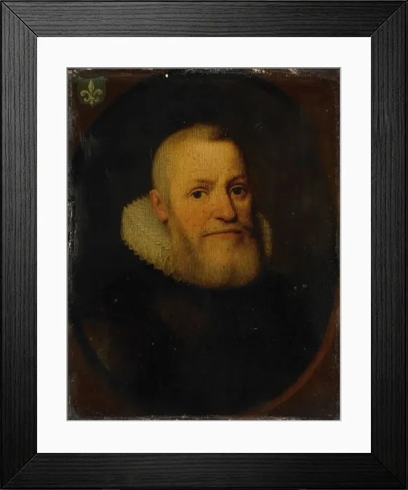Framed Print : Portrait of a Man of the Rijswijck or Van Rijswijk family, c.1610-c.1620. Creator: Unknown Framed Print : Portrait of a Man of the Rijswijck or Van Rijswijk family, c.1610-c.1620. Creator: Unknown
